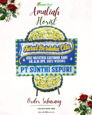 Papan Bunga Duka di Cinambo