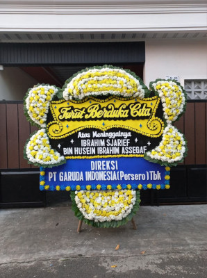 Papan Bunga Duka di Cinambo